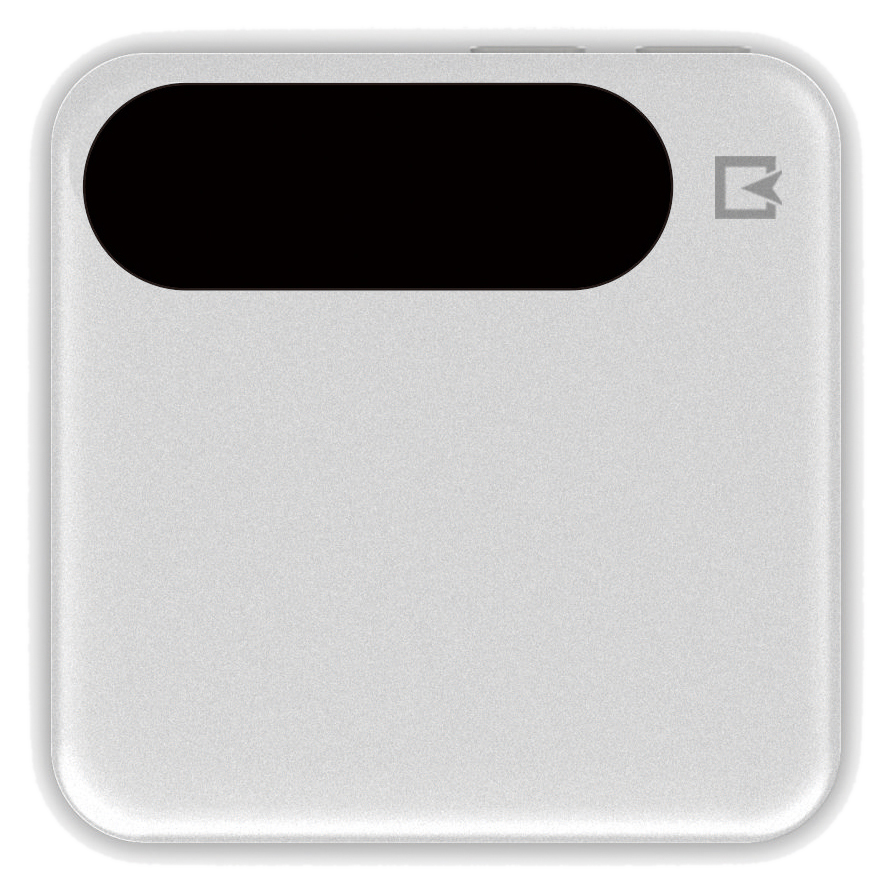 NoteCapt A2 Pro, back: display panel